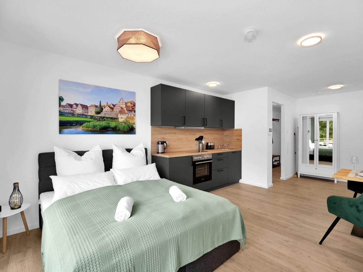 Inhome Studio Apartment - Kueche - Parken - Tv Schwäbisch Hall Kültér fotó